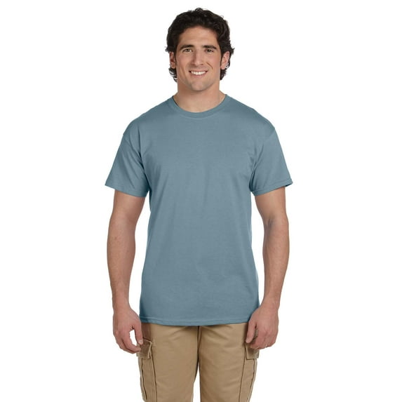 Gildan Ultra Cotton T-Shirt - G200 6oz., Stone Blue, S, Pack Of 10, Mens T-Shirts