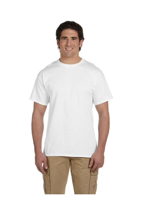 Ultra Cotton T-Shirt - G200 6oz., White, 2X, Pack Of 3, Mens T-Shirts