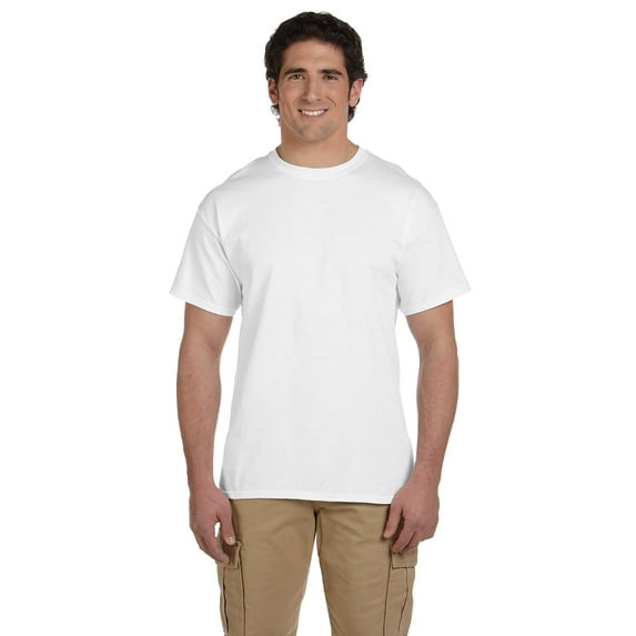 Gildan Ultra Cotton T-Shirt - G200 6oz., White, S, Pack Of 6, Mens Workout Shirts