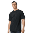 thumbnail image 1 of Gildan Ultra Cotton Tall T-Shirt, Men's Short Sleeve Crewneck Classic Shirt, Black Tee, 2XLT, 1 of 5