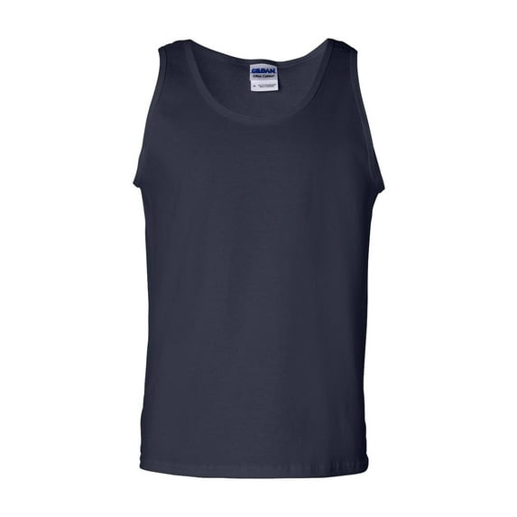 Gildan - Ultra Cotton® Tank Top - 2200 - 3 Pack - Multi-Pack - Navy - Size: M