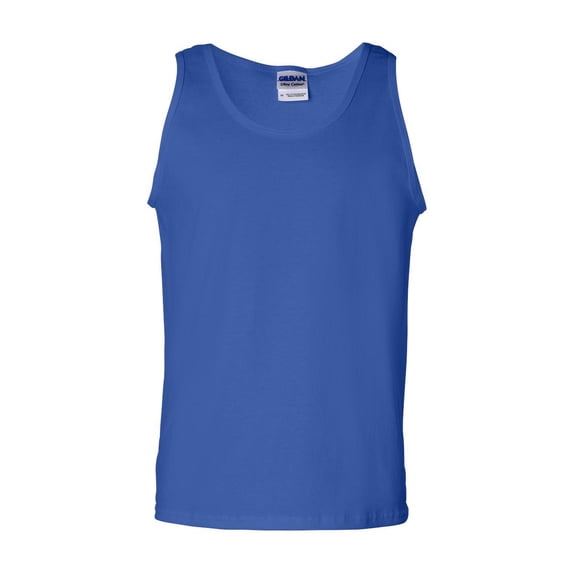 Gildan - Ultra Cotton® Tank Top - 2200 - 3 Pack - Multi-Pack - Royal - Size: 2XL
