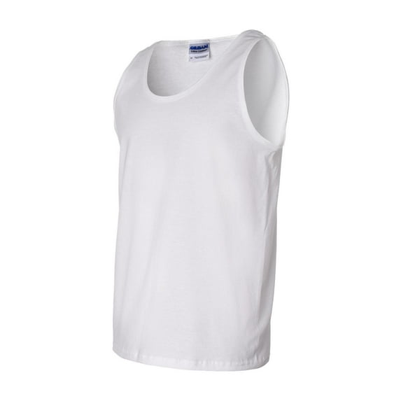 Gildan - Ultra Cotton Tank Top - 2200 - White - Size: 2XL