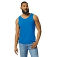 thumbnail image 1 of Gildan Ultra Cotton Tank Top, Royal Sleeveless Workout Shirt for Men Single Pack Gym Undershirt, S, 1 of 5