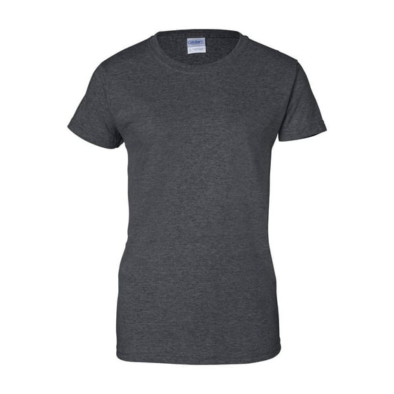 Gildan - Ultra Cotton Women’s T-Shirt - 2000L - Dark Heather - Size: L