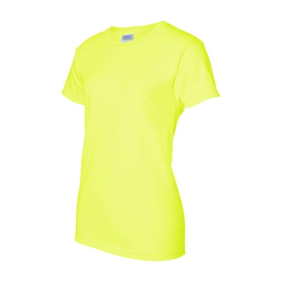 Gildan - Ultra Cotton Womenâ€™s T-Shirt - 2000L - Safety Green - Size: 3XL