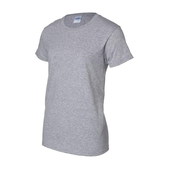Gildan - Ultra Cotton Women’s T-Shirt - 2000L - Sport Grey - Size: M