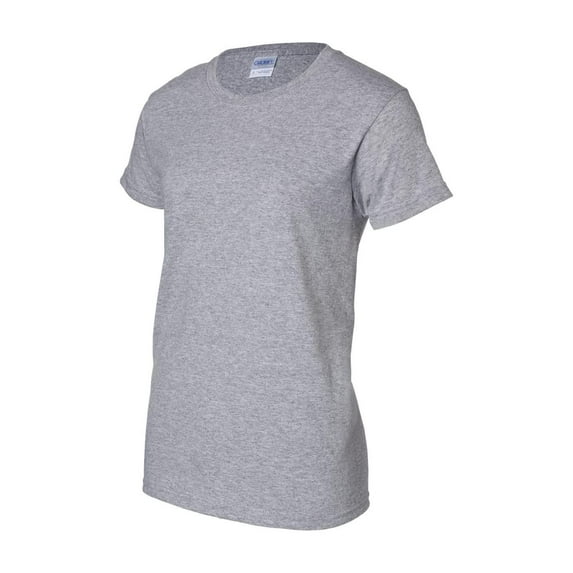 Gildan - Ultra Cotton Women’s T-Shirt - 2000L - Sport Grey - Size: XL