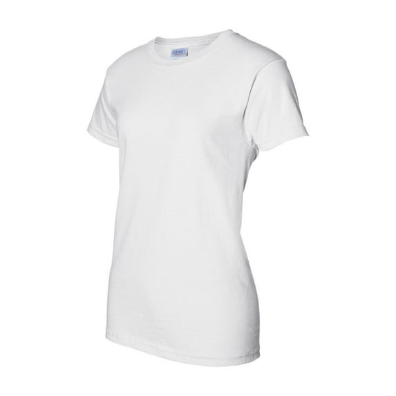 Gildan - Ultra Cotton Women’s T-Shirt - 2000L - White - Size: M