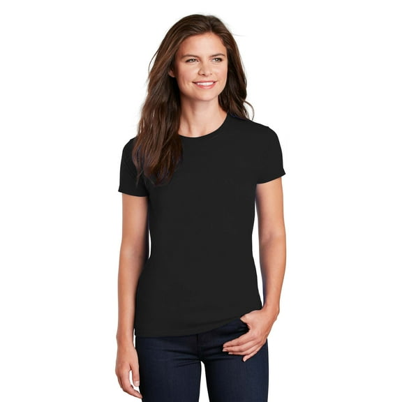 Gildan Ultra Cotton Women’s T-Shirt, Comfortable Short Sleeve Feminine Tee, Black, Sizes S-3XL