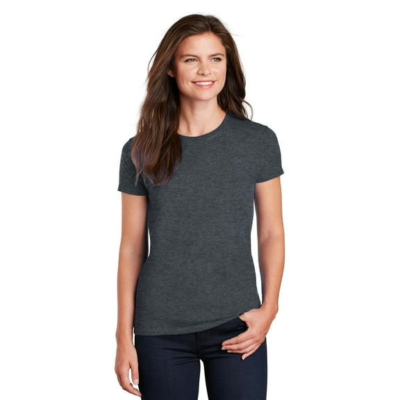 Gildan Ultra Cotton Women’s T-Shirt, Comfortable Short Sleeve Feminine Tee, Dark Heather, Sizes S-3XL