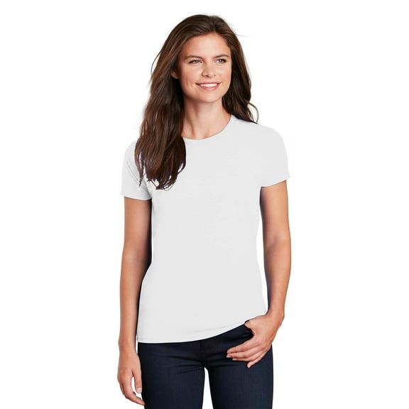 Gildan Ultra Cotton Women’s T-Shirt, Comfortable Short Sleeve Feminine Tee, White, Sizes S-3XL