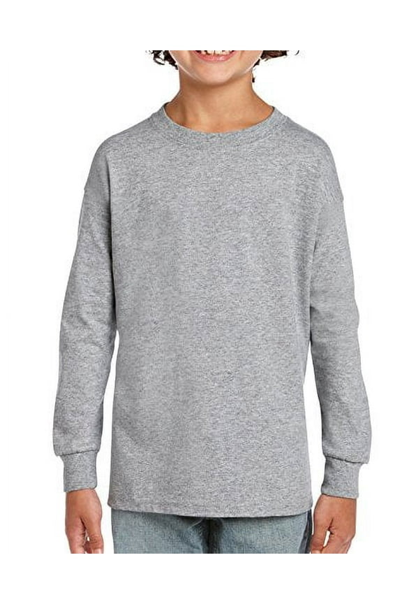 Ultra Cotton Youth Long Sleeve T-Shirt, 2-Pack Set (Big Boys)