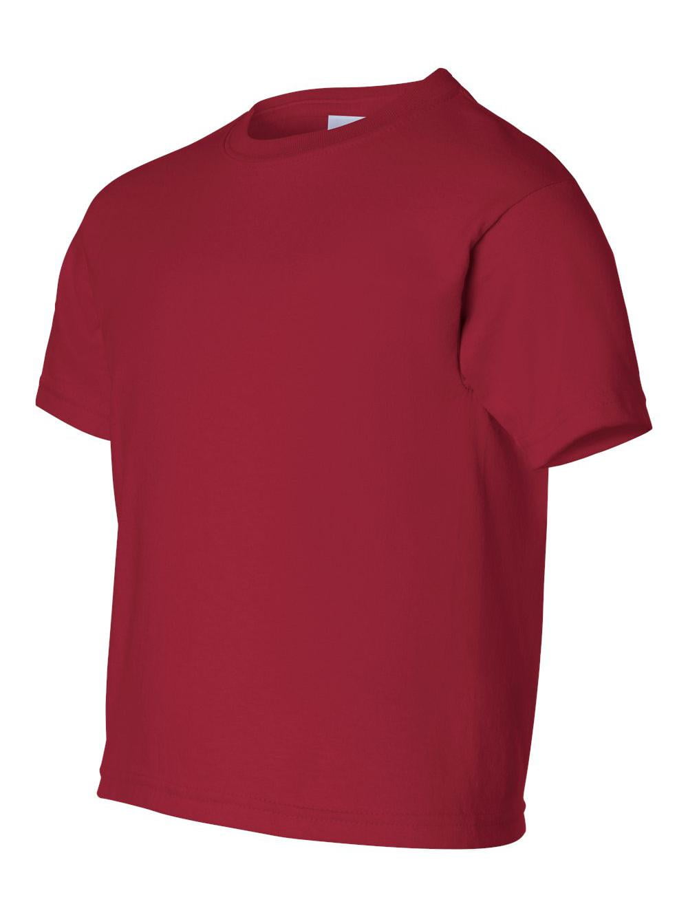 Cotton - 2000B - T-Shirt Youth - - Ultra S Cardinal Size: Red Gildan