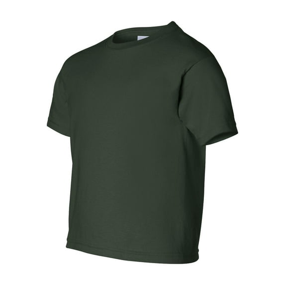 Gildan - Ultra Cotton Youth T-Shirt - 2000B - Forest Green - Size: M