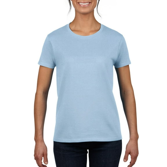 Gildan UltraCtn Ladies T LtBlu