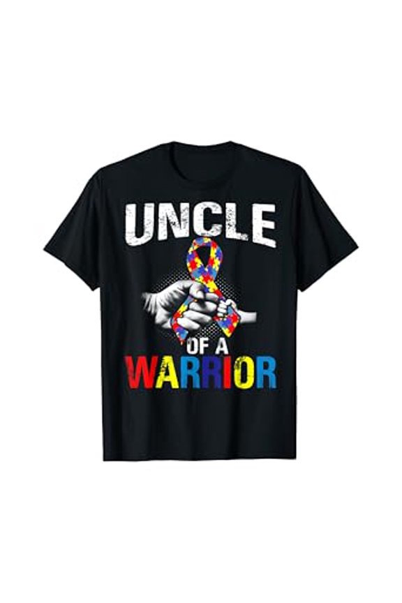 Uncle Of A Warrior Autism Awareness T-Shirt
