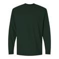 thumbnail image 1 of Gildan Unisex Dryblend Long Sleeve T-Shirt 50/50 Cotton/Polyester Durable Classic Fit Plain Tee (Forest-Green, L), 1 of 7