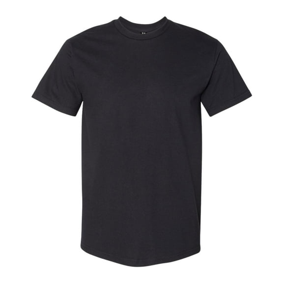 Gildan Unisex Hammer Short Sleeve T-Shirt 100% Ring-Spun Cotton Modern Classic Fit Plain Tee (Black, L)