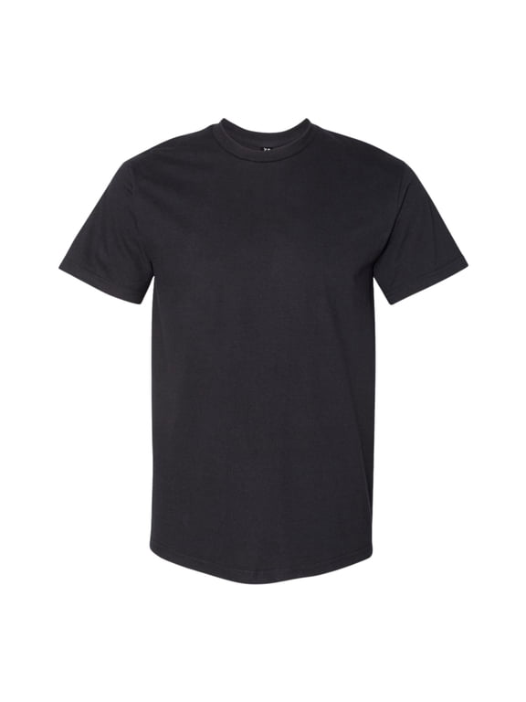 Unisex Hammer Short Sleeve T-Shirt 100% Ring-Spun Cotton Modern Classic Fit Plain Tee (Black, L)
