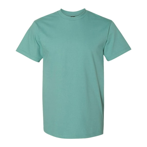 Gildan Unisex Hammer Short Sleeve T-Shirt 100% Ring-Spun Cotton Modern Classic Fit Plain Tee (Chalky-Mint, 2XL)