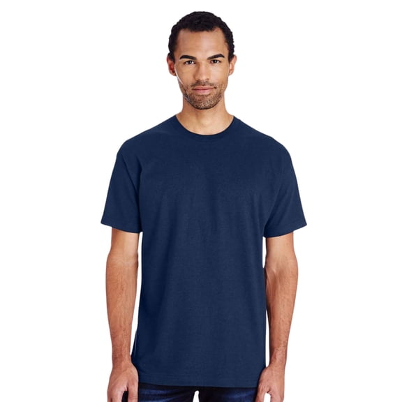 Gildan Unisex Hammer Short Sleeve T-Shirt 100% Ring-Spun Cotton Modern Classic Fit Plain Tee (Dark-Navy, S)