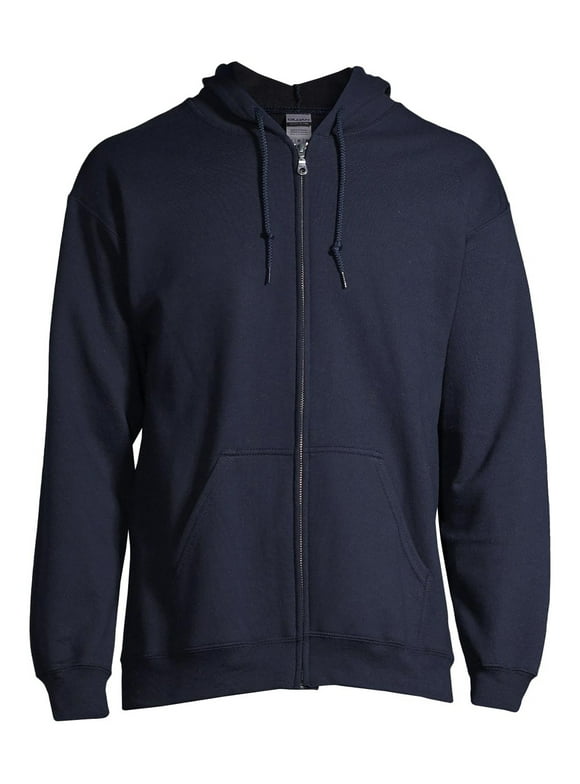 Gildan Unisex Heavy Blend Fleece Full Zip Hooded Sweatshirt, Size Small to 3XL