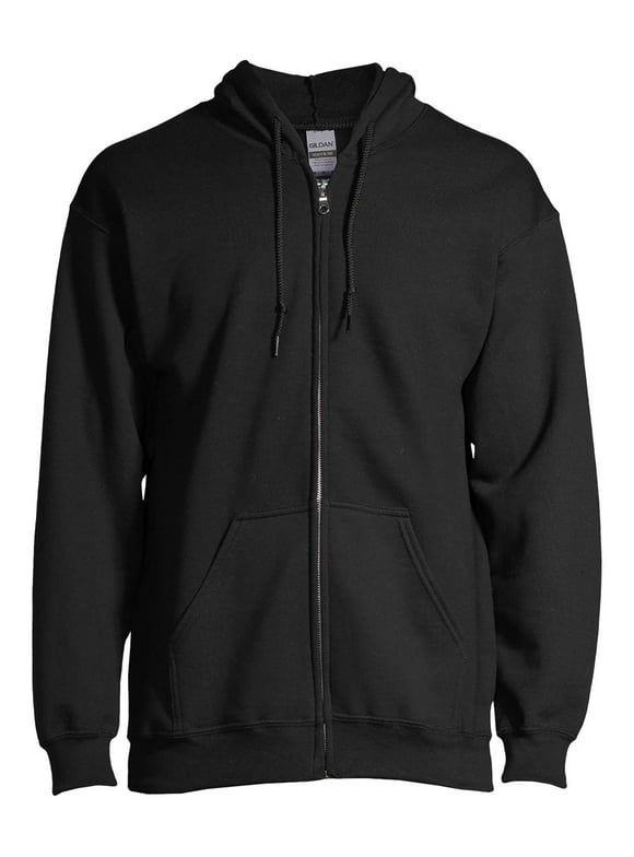 Gildan Unisex Heavy Blend Fleece Full Zip Hooded Sweatshirt, Size Small to 3XL