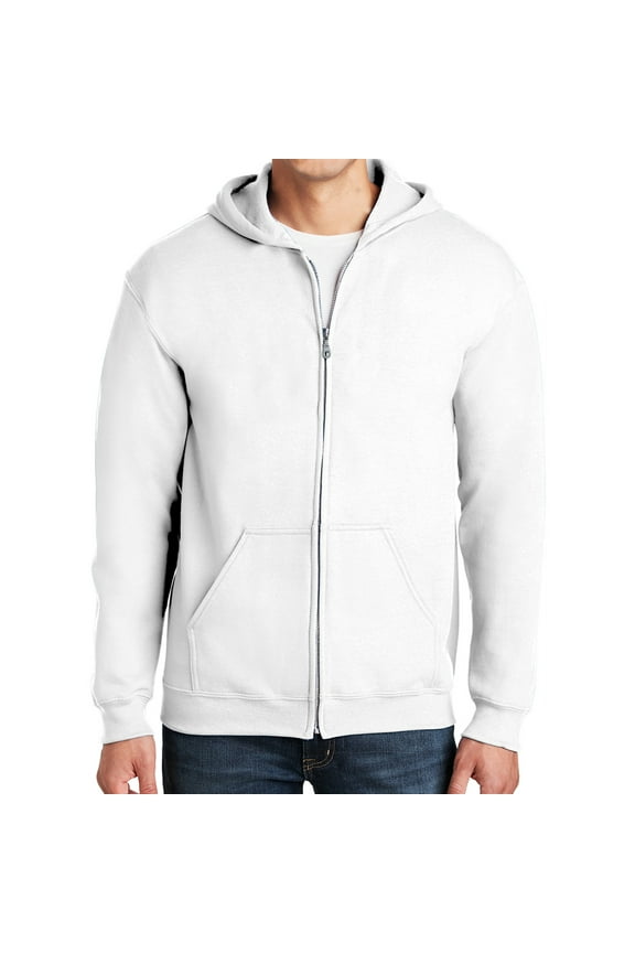 Unisex Heavy Blend Full-Zip Hooded Sweatshirt 18600 - Men Women Unisex Classic Zip-Up Front Pockets Tee S M L XL 2XL 3XL for Mens Ladies Gift