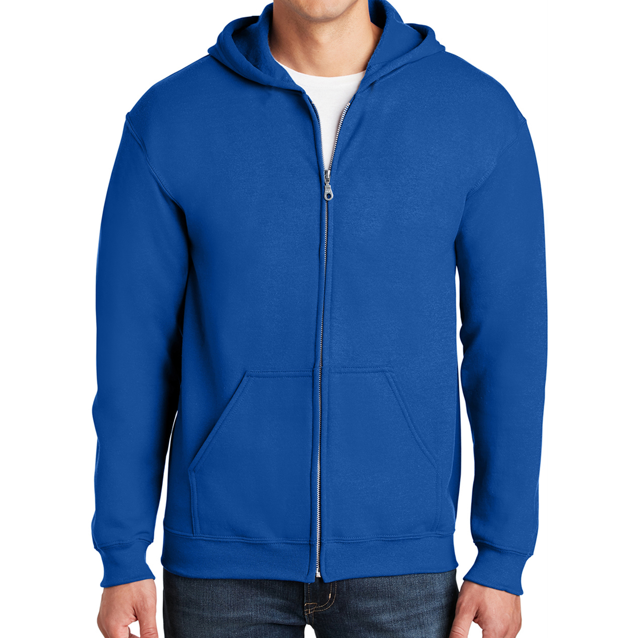 Gildan Classic Maglietta Uomo, 100% Cotone, Modello G500, Colore Reale/Foschia, Taglia M