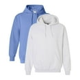 thumbnail image 1 of Gildan Unisex Heavy Blend Hooded Sweatshirt 50/50 Cotton/Polyester Fleece Pullover Classic Hoodie (Carolina-Blue+Ash-2PCS, 2XL), 1 of 7