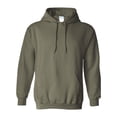 thumbnail image 1 of Gildan Unisex Heavy Blend Hooded Sweatshirt 50/50 Cotton/Polyester Fleece Pullover Classic Hoodie (Military-Green, XL), 1 of 7