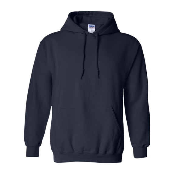 Gildan Unisex Heavy Blend Hooded Sweatshirt 50/50 Cotton/Polyester Fleece Pullover Classic Hoodie (Navy, 2XL)