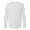 thumbnail image 1 of Gildan Unisex Heavy Cotton Long Sleeve T-Shirt 100% Cotton Classic Fit Plain Long Tee (Ash, L), 1 of 7