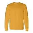 thumbnail image 1 of Gildan Unisex Heavy Cotton Long Sleeve T-Shirt 100% Cotton Classic Fit Plain Long Tee (Gold, 2XL), 1 of 7
