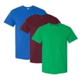 thumbnail image 1 of Gildan Unisex Heavy Cotton Pocket T-Shirt, 5.3 oz. 100% Cotton Bulk Tee, Assorted Short Sleeve Crewneck Plain Tees, Mixed Color Solid T-shirts (Dark+Bright Color 3 Pack, L), 1 of 7