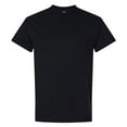 thumbnail image 1 of Gildan Unisex Heavy Short Sleeve T-Shirt 100% Cotton Classic Fit Plain Crew Neck Tee (Black, L), 1 of 6