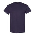 thumbnail image 1 of Gildan Unisex Heavy Short Sleeve T-Shirt 100% Cotton Classic Fit Plain Crew Neck Tee (Blackberry, S), 1 of 6