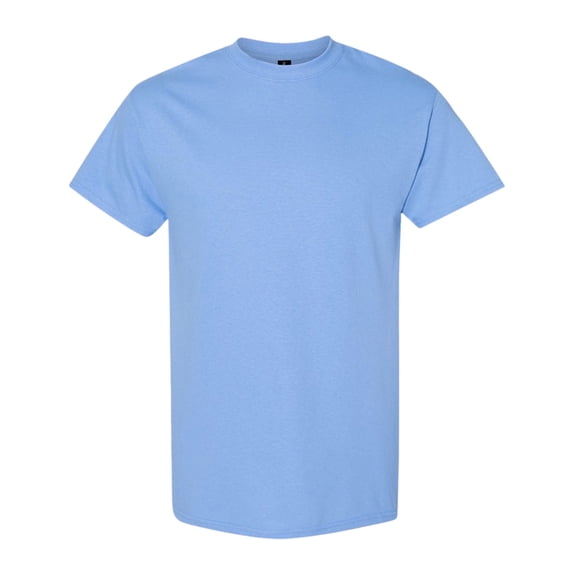 Gildan Unisex Heavy Short Sleeve T-Shirt 100% Cotton Classic Fit Plain Crew Neck Tee (Carolina-Blue, XL)