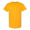 thumbnail image 1 of Gildan Unisex Heavy Short Sleeve T-Shirt 100% Cotton Classic Fit Plain Crew Neck Tee (Gold, 2XL), 1 of 6
