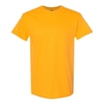 thumbnail image 1 of Gildan Unisex Heavy Short Sleeve T-Shirt 100% Cotton Classic Fit Plain Crew Neck Tee (Gold, S), 1 of 6