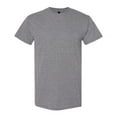 thumbnail image 1 of Gildan Unisex Heavy Short Sleeve T-Shirt 100% Cotton Classic Fit Plain Crew Neck Tee (Graphite-Heather, 2XL), 1 of 6