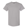 thumbnail image 1 of Gildan Unisex Heavy Short Sleeve T-Shirt 100% Cotton Classic Fit Plain Crew Neck Tee (Gravel, XL), 1 of 6