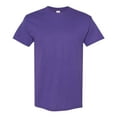 thumbnail image 1 of Gildan Unisex Heavy Short Sleeve T-Shirt 100% Cotton Classic Fit Plain Crew Neck Tee (Lilac, M), 1 of 6