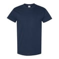 thumbnail image 1 of Gildan Unisex Heavy Short Sleeve T-Shirt 100% Cotton Classic Fit Plain Crew Neck Tee (Navy, M), 1 of 6