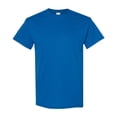 thumbnail image 1 of Gildan Unisex Heavy Short Sleeve T-Shirt 100% Cotton Classic Fit Plain Crew Neck Tee (Neon-Blue, 3XL), 1 of 6