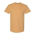 thumbnail image 1 of Gildan Unisex Heavy Short Sleeve T-Shirt 100% Cotton Classic Fit Plain Crew Neck Tee (Old-Gold, 4XL), 1 of 6