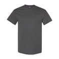 thumbnail image 1 of Gildan Unisex Heavy Short Sleeve T-Shirt 100% Cotton Classic Fit Plain Crew Neck Tee (Tweed, L), 1 of 6