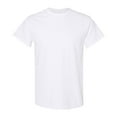 thumbnail image 1 of Gildan Unisex Heavy Short Sleeve T-Shirt 100% Cotton Classic Fit Plain Crew Neck Tee (White, M), 1 of 6