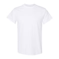 thumbnail image 1 of Gildan Unisex Heavy Short Sleeve T-Shirt 100% Cotton Classic Fit Plain Crew Neck Tee (White, S), 1 of 6